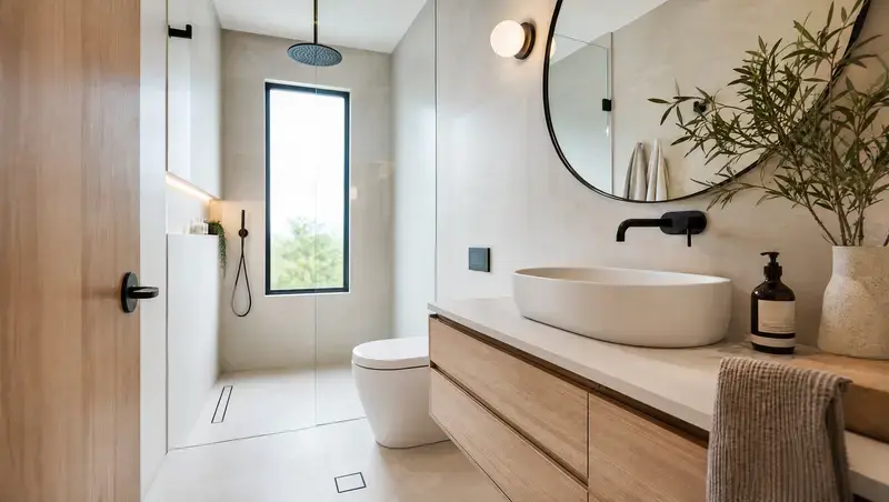 Zo voelt een kleine badkamer toch ruim